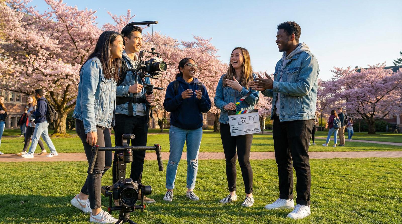 看片传媒-校园短片拍摄幕后花絮传媒